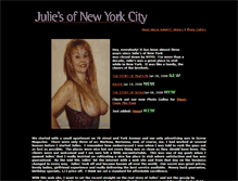 Tablet Screenshot of julienyc.com